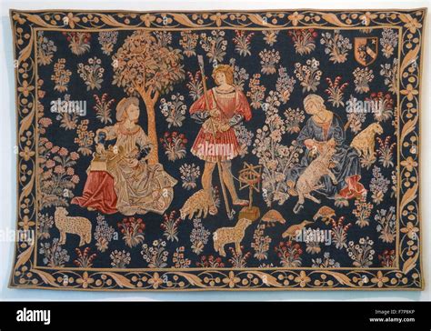 tudor era house tapestry